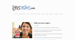Desktop Screenshot of agnesmakes.com